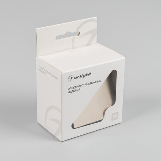 Arlight Механизм выключателя одноклавишный самовозвратный SWT-MKR1-PL-GD-V (250V, 10A) (-)