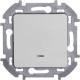 Legrand/Daccord INSPIRIA Алюминий Переключатель одноклавишный с подсветкой/индикацией 10 AX - 250 В