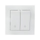EKF PROxima Валенсия выключатель 2-кл. 10А белый проходной