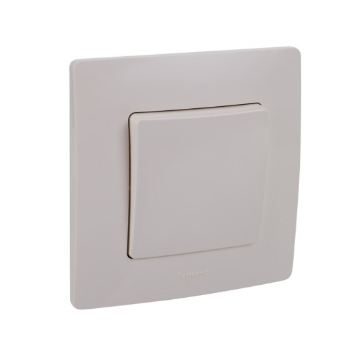 Legrand Etika Слоновая кость Переключатель промежуточный 1-клавишный, винтовые клеммы, 10AX, 250 В