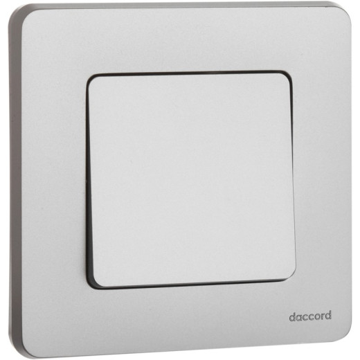Legrand/Daccord INSPIRIA Алюминий Переключатель IP44 - 10 AX - 250 В