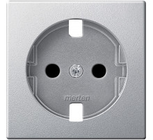 Schneider Electric Merten SM Алюминий Центральная плата для механизма розетки SCHUKO