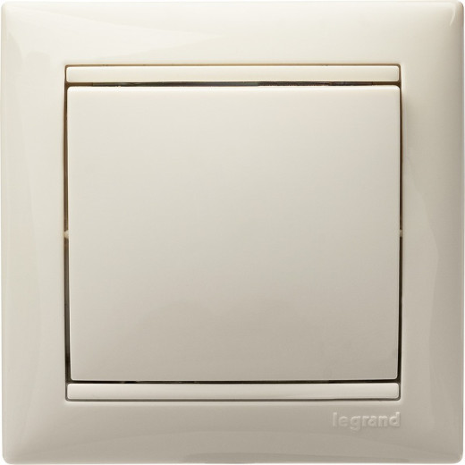 Legrand Valena Крем Выключатель 1-клавишный