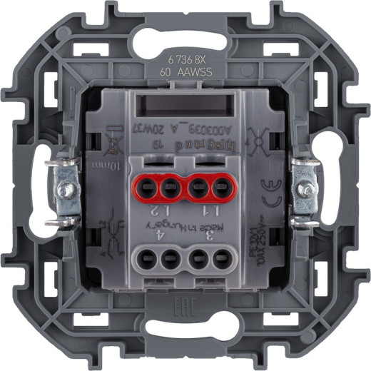 Legrand/Daccord INSPIRIA Белый Переключатель промежуточный - винтовые клеммы 10 AX - 250 В