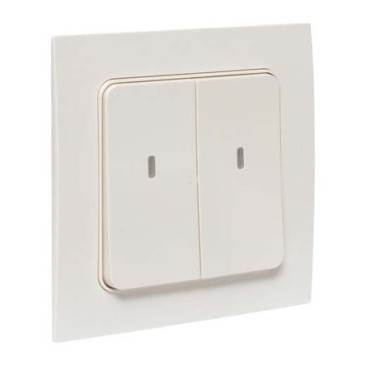 EKF Connect Умный выключатель Стокгольм 2-кл. белый Zigbee