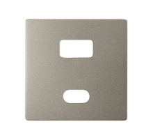 Simon S82 Concept Накладка для зарядного устройства USB A+C цвета матовая шампань