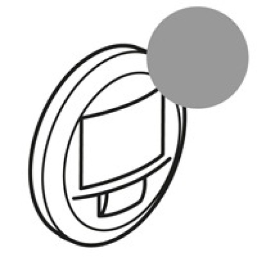 Legrand Celiane2 Титан Накладка датчика движения (мех-м 67026)