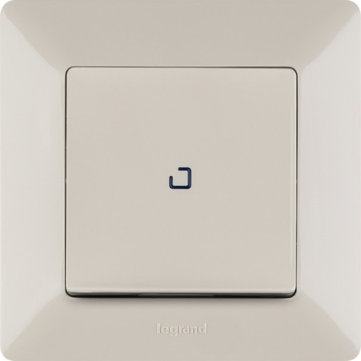 Legrand Valena LIFE DIY Сл.кость Выключатель 1-клавишный с подсветкой 10А 250В