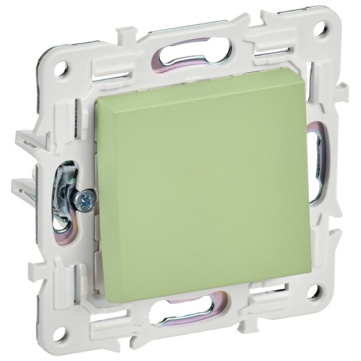 IEK SKANDY Мятный Выключатель 1-клавишный проходной 10А SK-V02G
