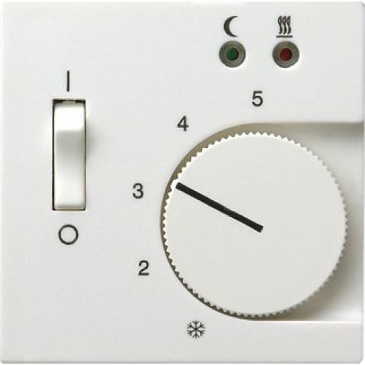 Gira S-55 Бел Накладка регулятора теплого пола