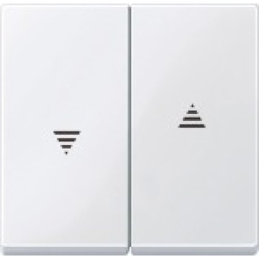 Schneider Electric Merten SM Бел Актив Клавиша 2-ая жалюзийная