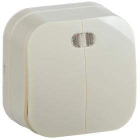 IEK GLORY ВС20-2-1-ХК Выключ. 2-кл. инд. о/у 10А GLORY крем.