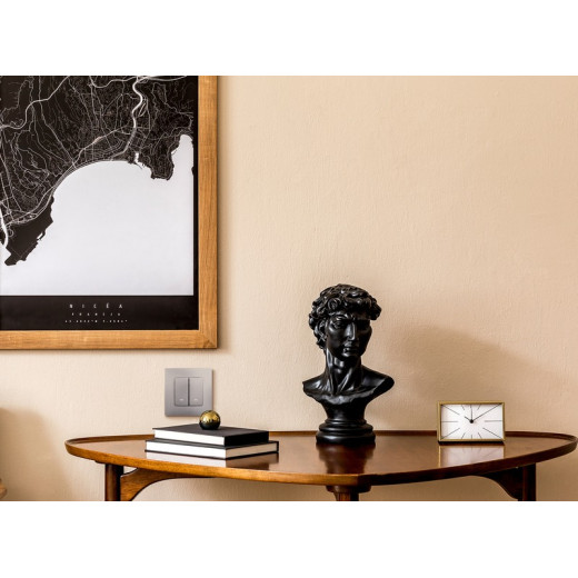 Legrand Etika Алюминий Выключатель 2-клавишный с подсветкой/индикациейавт, автоматические клеммы, 10 AX, 250 В