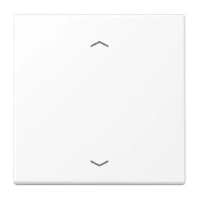 JUNG LS 990 Белый матовый Клавиша 1-ая жалюзийного выключателя с символами «стрелки»