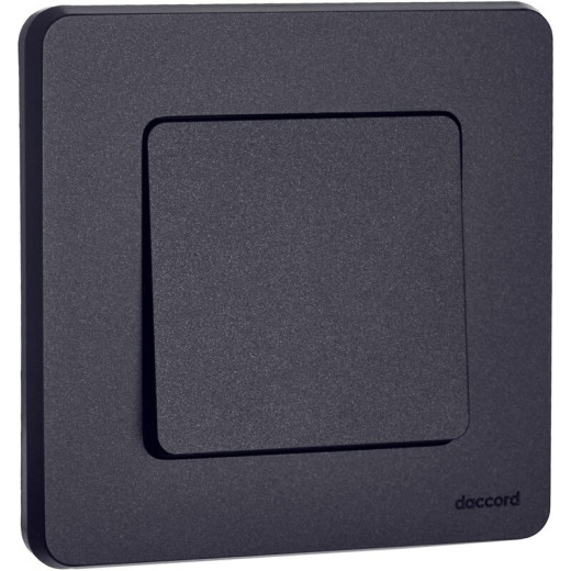 Legrand/Daccord INSPIRIA Антрацит Выключатель одноклавишный 10 AX - 250 В