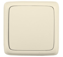 Hegel Альфа наруж Слоновая кость ВА16-163-01 Переключатель 1-клавишный с изол. пластиной