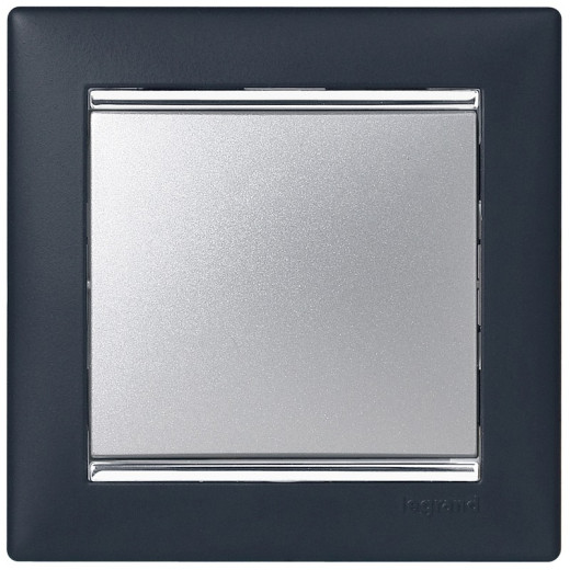Legrand Valena Алюминий Выключатель 1-клавишный