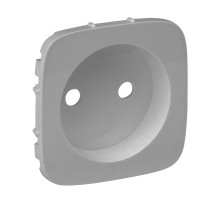 Legrand Valena ALLURE Алюм Накладка розетки б/з