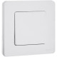 Legrand/Daccord INSPIRIA Белый Переключатель без фиксации (кнопка) с Н.О./Н.З. контактом 6 A - 250 В