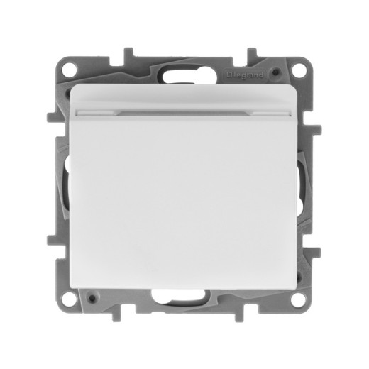 Legrand Etika Белый Выключатель карточный с выдержкой времени, с подсветкой