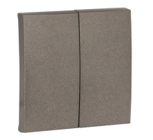 EKF PROxima Валенсия лицевая панель выключателя 2-кл. проходного 10А графит