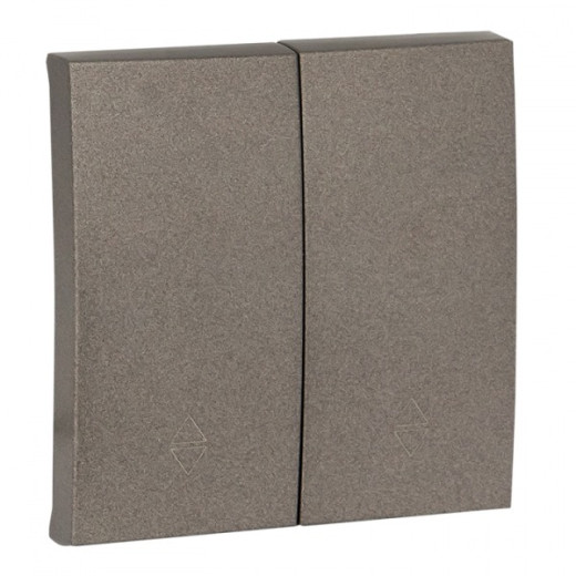 EKF PROxima Валенсия лицевая панель выключателя 2-кл. проходного 10А графит