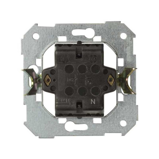 Simon 75 Мех Выключатель 1-клавишный с подсветкой красной 10АX250V