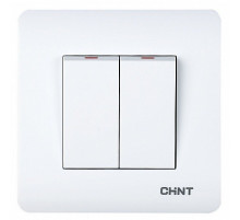 CHINT 2-клавишный выключатель 10А 250В