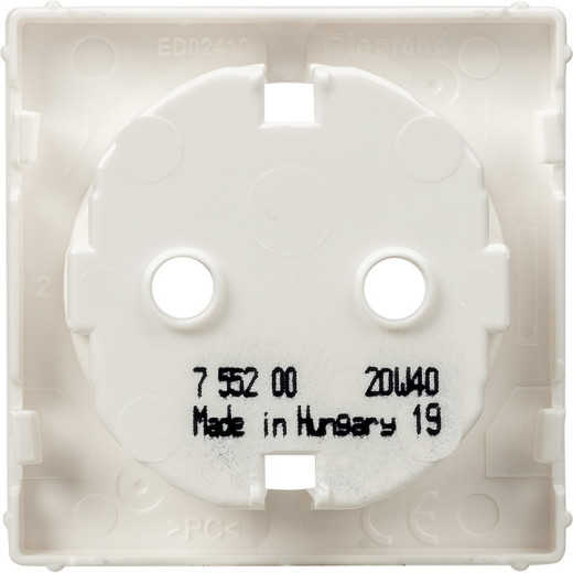 Legrand Valena LIFE Бел Накладка розетки с/з