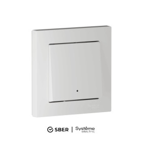 SBER Systeme Electric AtlasDesign Smart Белый Выключатель 1-кл с подсв., Zigbee, сх.1, L+N, 10А, мех., модель SBDV-00196