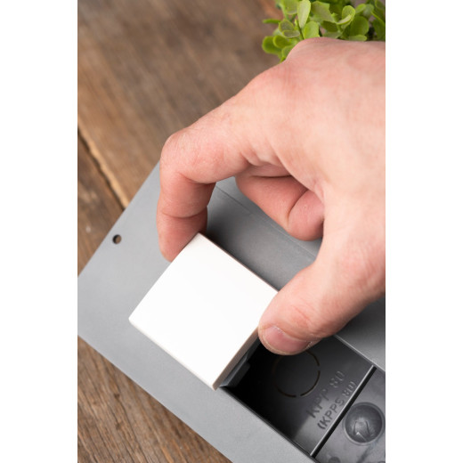 EKF PROxima Выключатель 10А, 1 клавишный проходной без индикатора