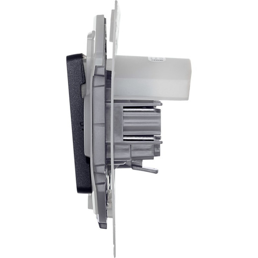 Legrand/Daccord INSPIRIA Антрацит Переключатель IP44 10 AX - 250 В