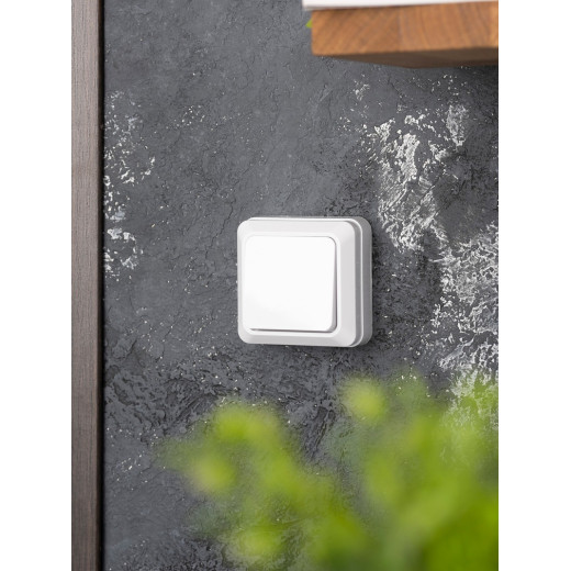 EKF PROxima Рим Выключатель 1-клавишный 10А белый