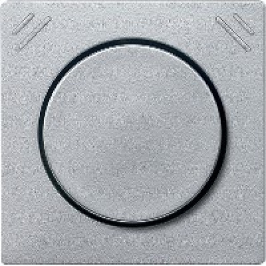 Schneider Electric Merten SM Алюминий Накладка светорегулятора поворотно-нажимного многофункц. с подсветкой , мех 577099