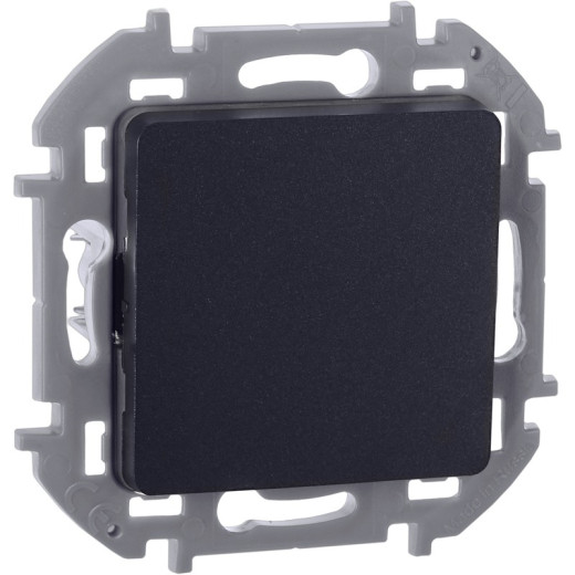 Legrand/Daccord INSPIRIA Антрацит Выключатель одноклавишный 10 AX - 250 В