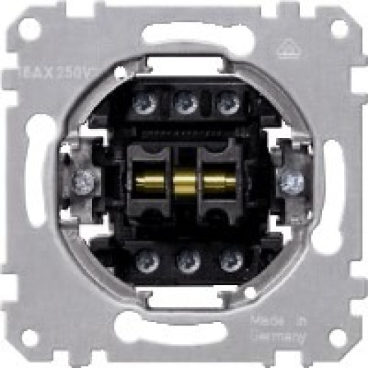 Schneider Electric Merten Механизм 1-полюсного выключателя на 1 направление и 2-полюсного выключателя на 1 направление