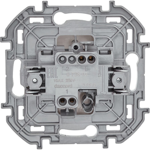 Legrand/Daccord INSPIRIA Слоновая кость Выключатель одноклавишный 10 AX - 250 В