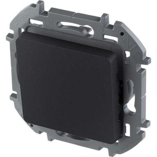 Legrand/Daccord INSPIRIA Антрацит Выключатель одноклавишный 10 AX - 250 В