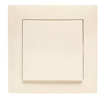 EKF Валенсия выключатель 1-кл. 10А кремовый перекрестный