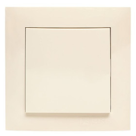 EKF Валенсия выключатель 1-кл. 10А кремовый перекрестный