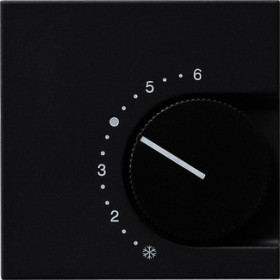 Gira S-55 Антрацит Накладка для регулятора температуры пола с поворотной ручкой