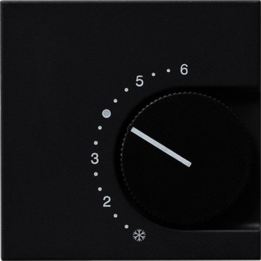 Gira S-55 Антрацит Накладка для регулятора температуры пола с поворотной ручкой