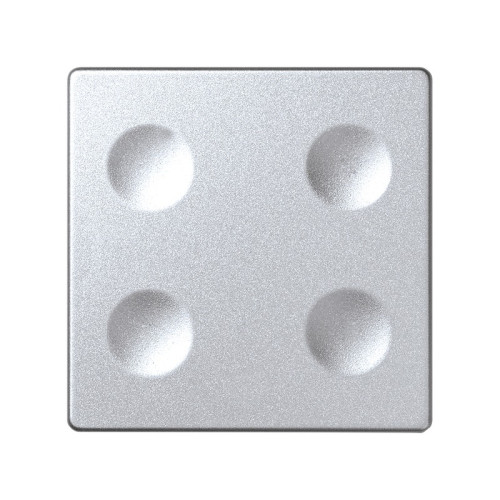 Simon Sense Алюминий Сенсорный 4-клавишный выключатель, с возможностью индивидуальной маркировки