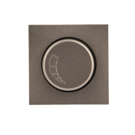 EKF PROxima Валенсия лицевая панель светорегулятора 600W 220В графит