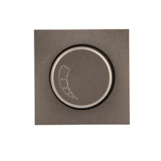 EKF PROxima Валенсия лицевая панель светорегулятора 600W 220В графит