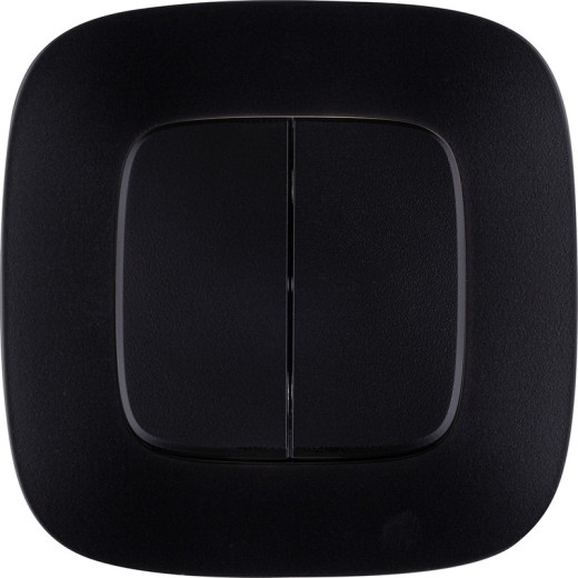 Legrand Valena ALLURE DIY Антрацит Выключатель 2-х клавишный 10А 250В