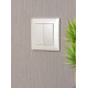 EKF PROxima Валенсия лицевая панель выключателя 2-кл. проходного 10А жемчуг