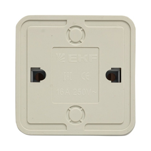 EKF PROxima Рим Выключатель проходной 1-клавишный 10А белый