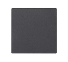 Simon Cima 500 Графит Заглушка одиночная, 50х50мм