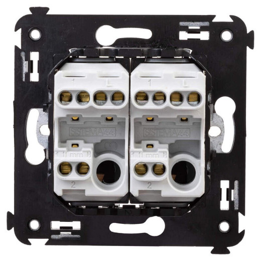 DKC Avanti Переключатель двухклавишный в стену, 